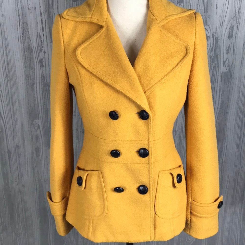 Forever 21 M wool blend pea coat